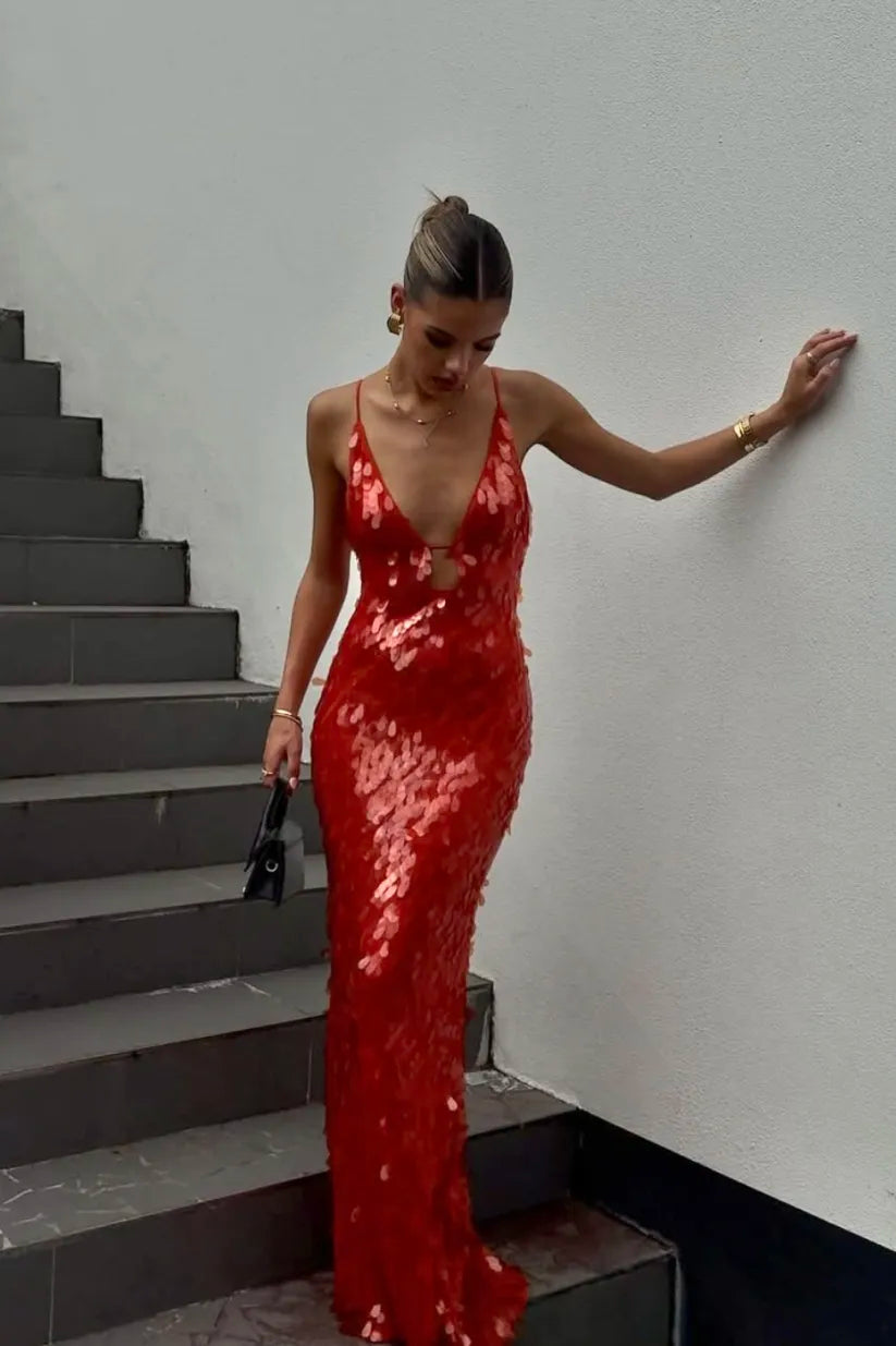 Kailani | Long Sequin Maxi Dress