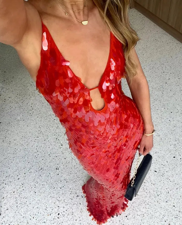 Kailani | Long Sequin Maxi Dress