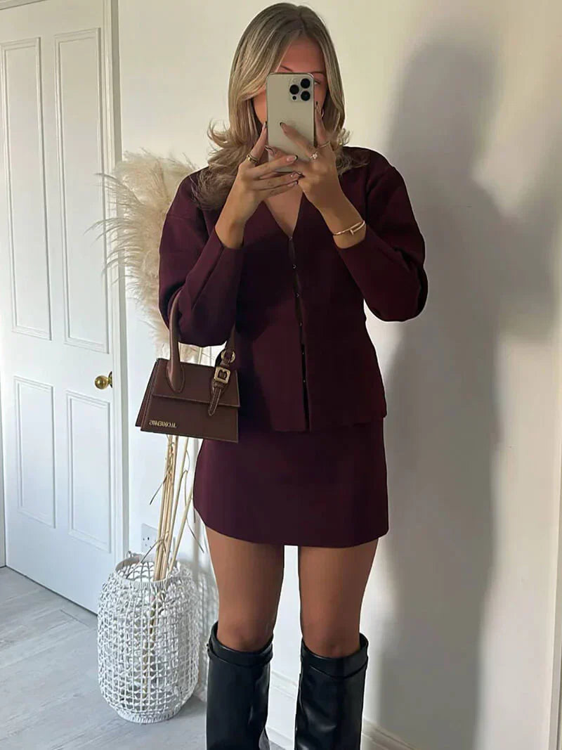 Brooke | Ribbed Knit Set