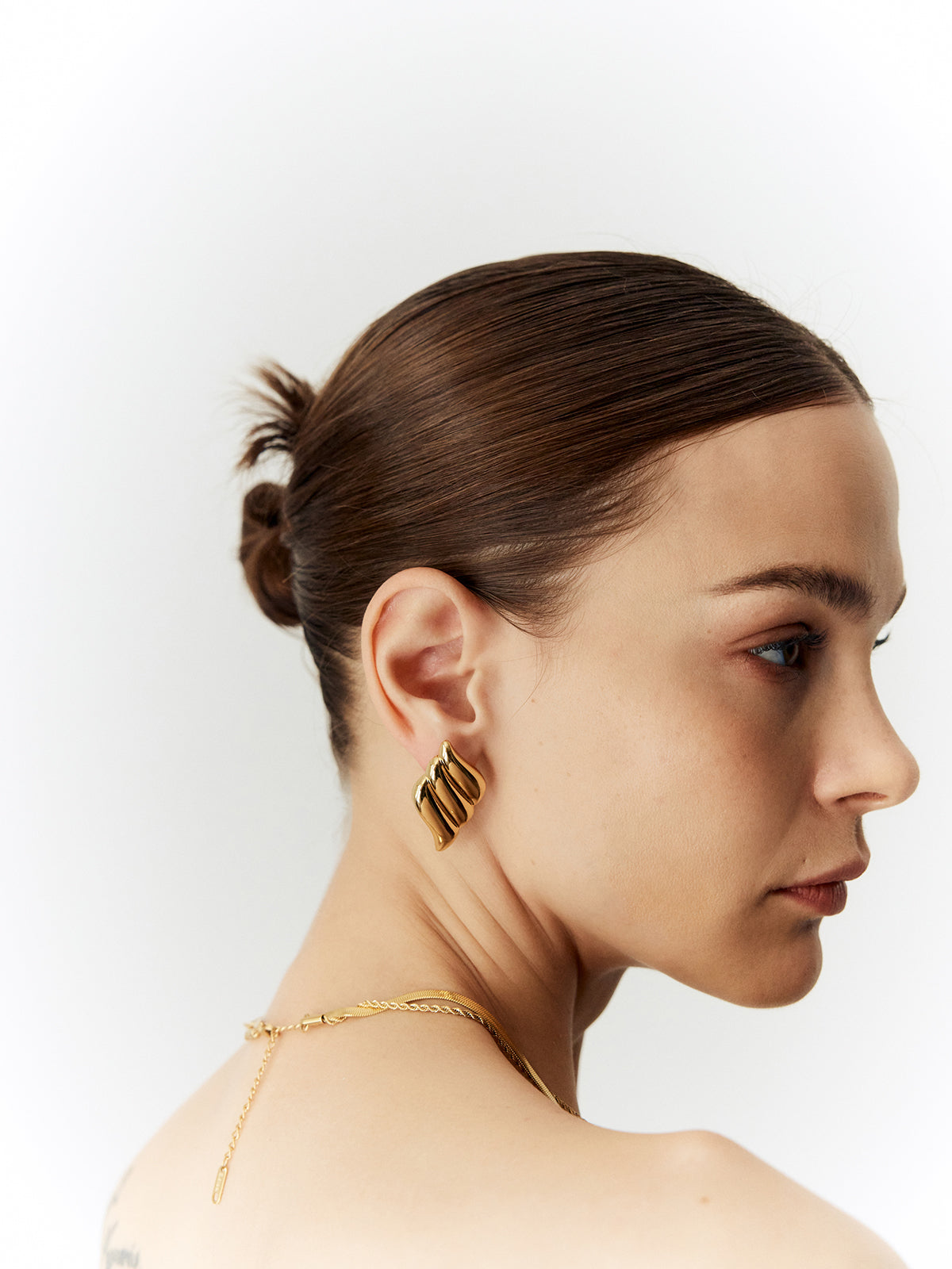 Aitana | Earrings with Three Layers of Wings