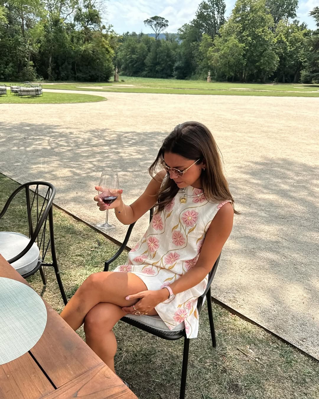 Nicole | Short Sleeveless Dress with Patterns