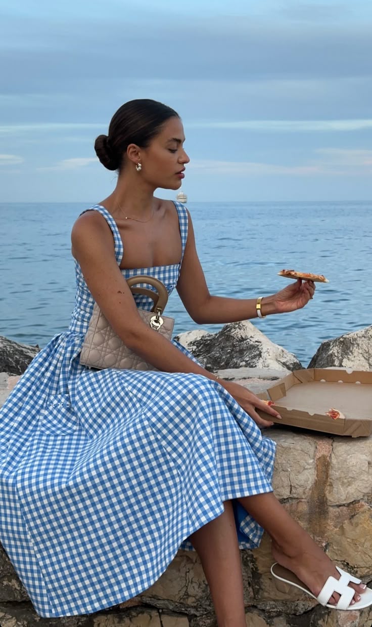 Ariana | Strapless Midi Summer Dress
