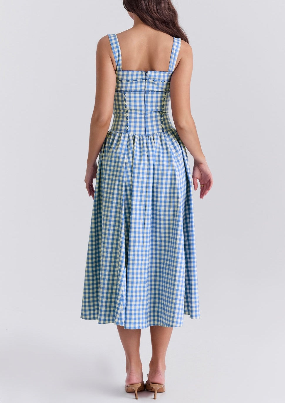 Ariana | Strapless Midi Summer Dress