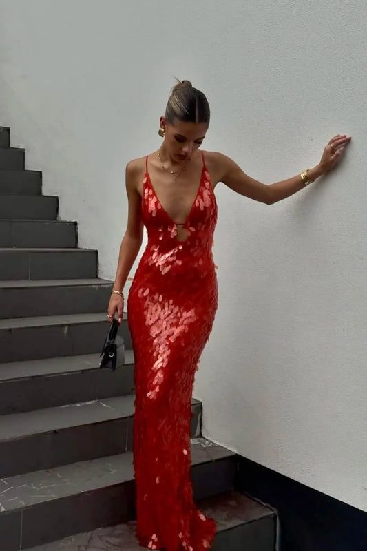 Kailani | Long Sequin Maxi Dress