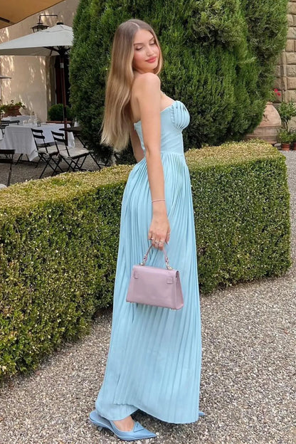 Cora | Maxi Strapless Dress