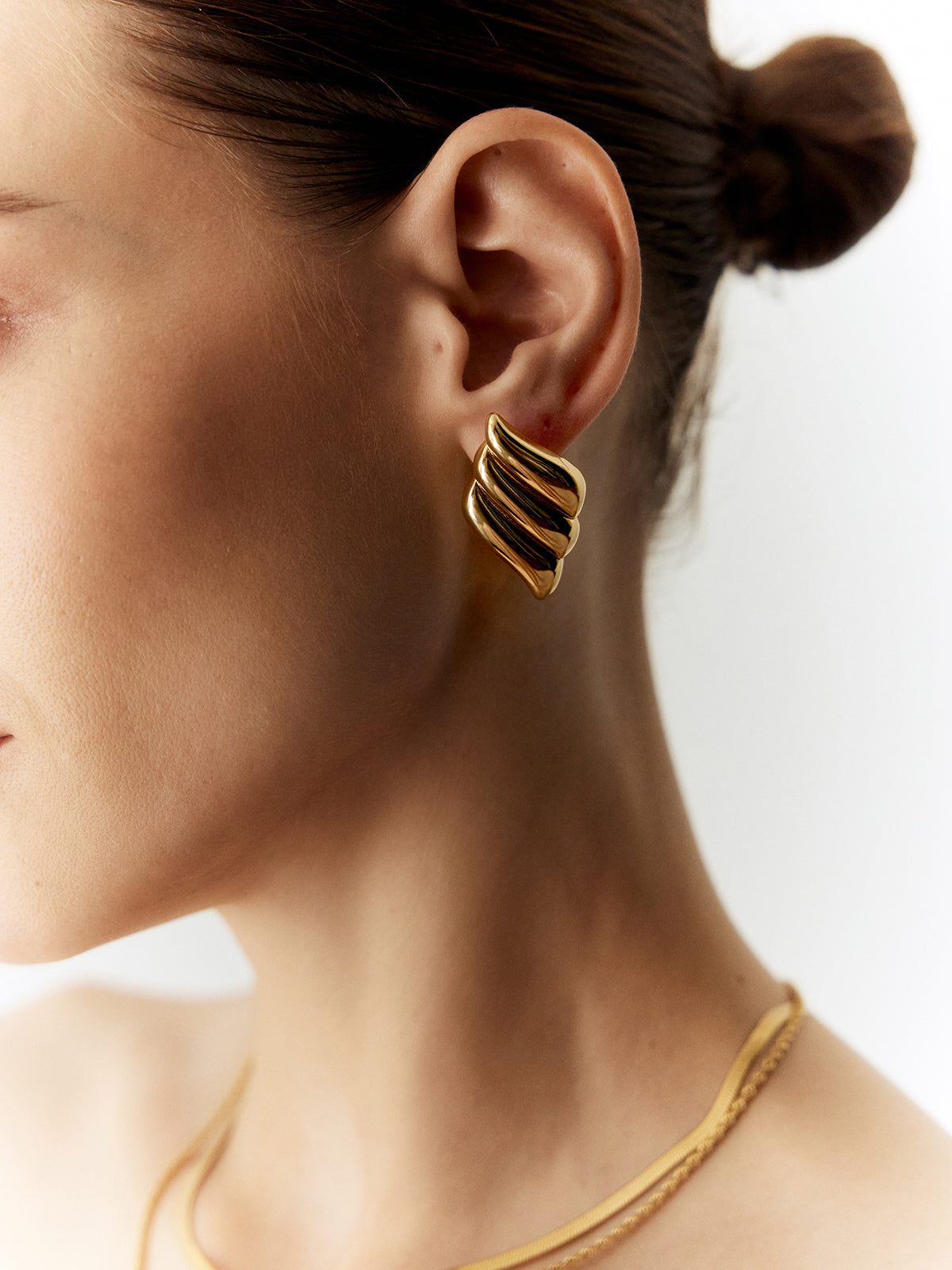 Aitana | Earrings with Three Layers of Wings