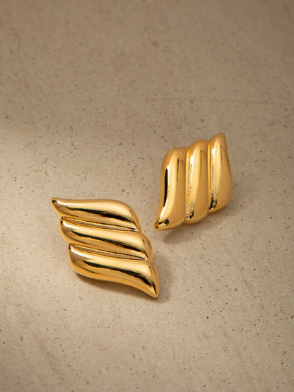Aitana | Earrings with Three Layers of Wings