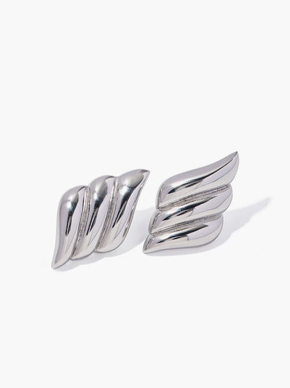 Aitana | Earrings with Three Layers of Wings