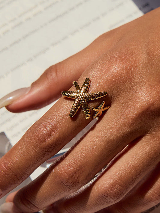 Mikaela | Open Starfish Shaped Ring