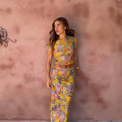 Amaris | Two-Piece Floral Set