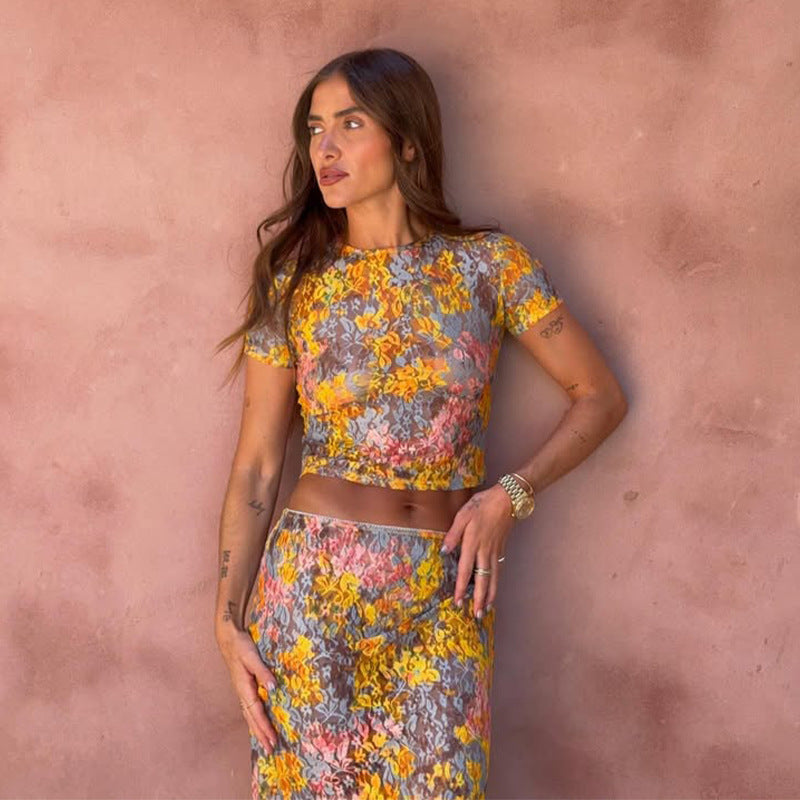 Amaris | Two-Piece Floral Set