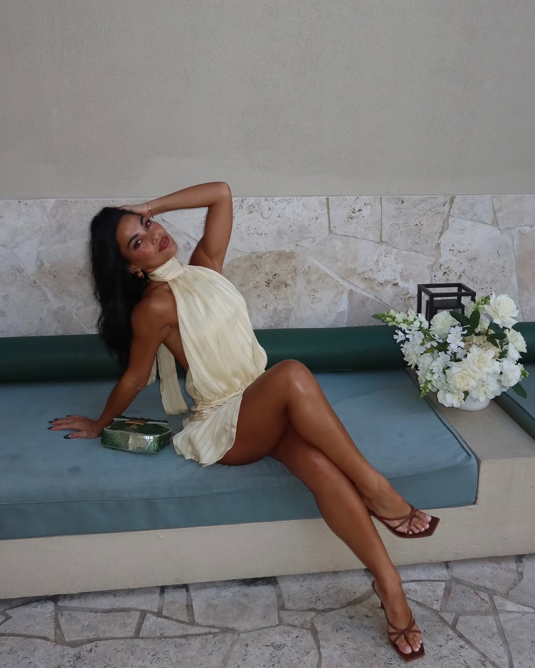 Gianna | Mini Dress with Lace Halter