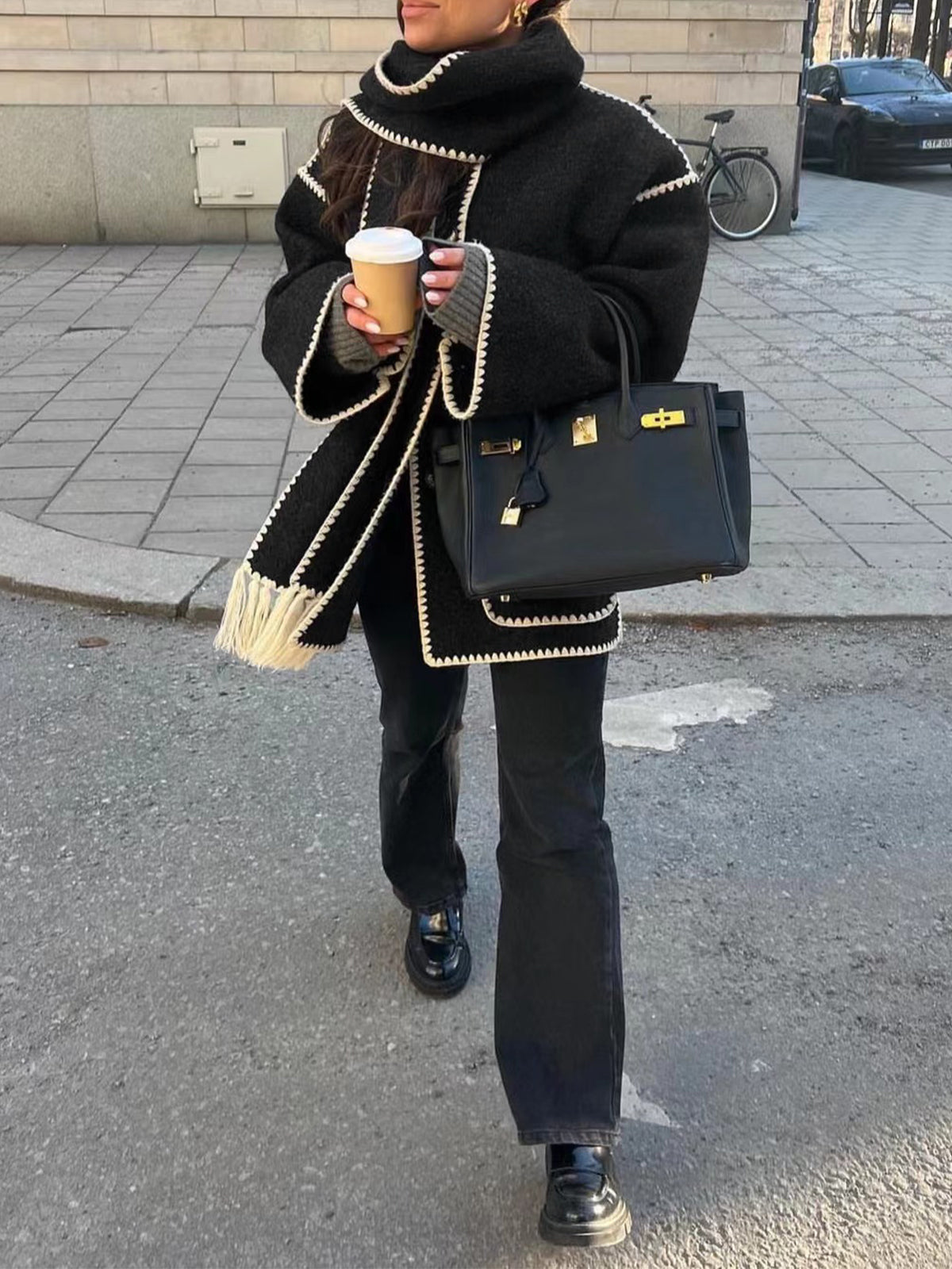 Lydia | Jacket with Scarf