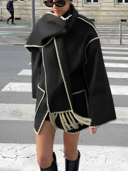 Lydia | Jacket with Scarf