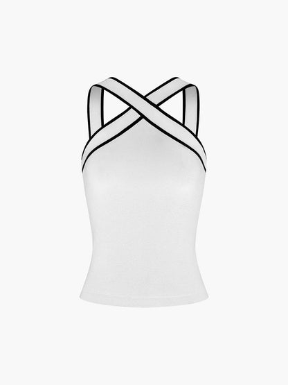 Hannah | Cross Pattern Top
