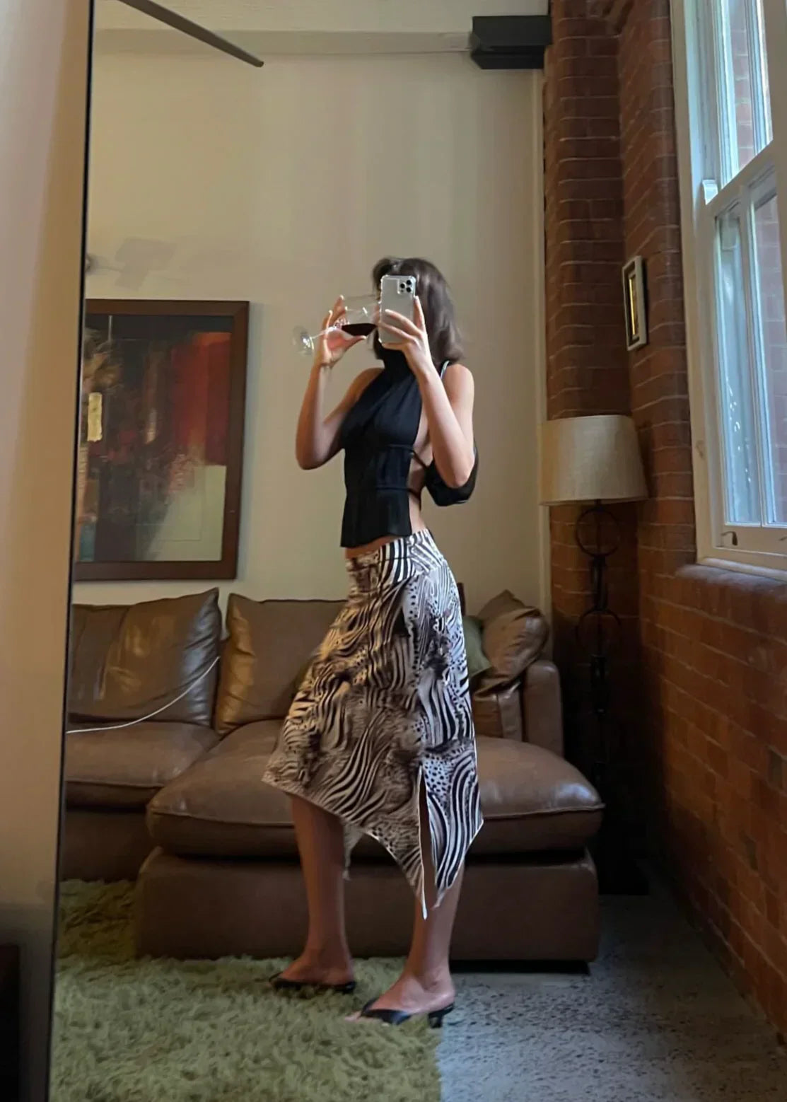 Lauren | Pleated Back Backless Top