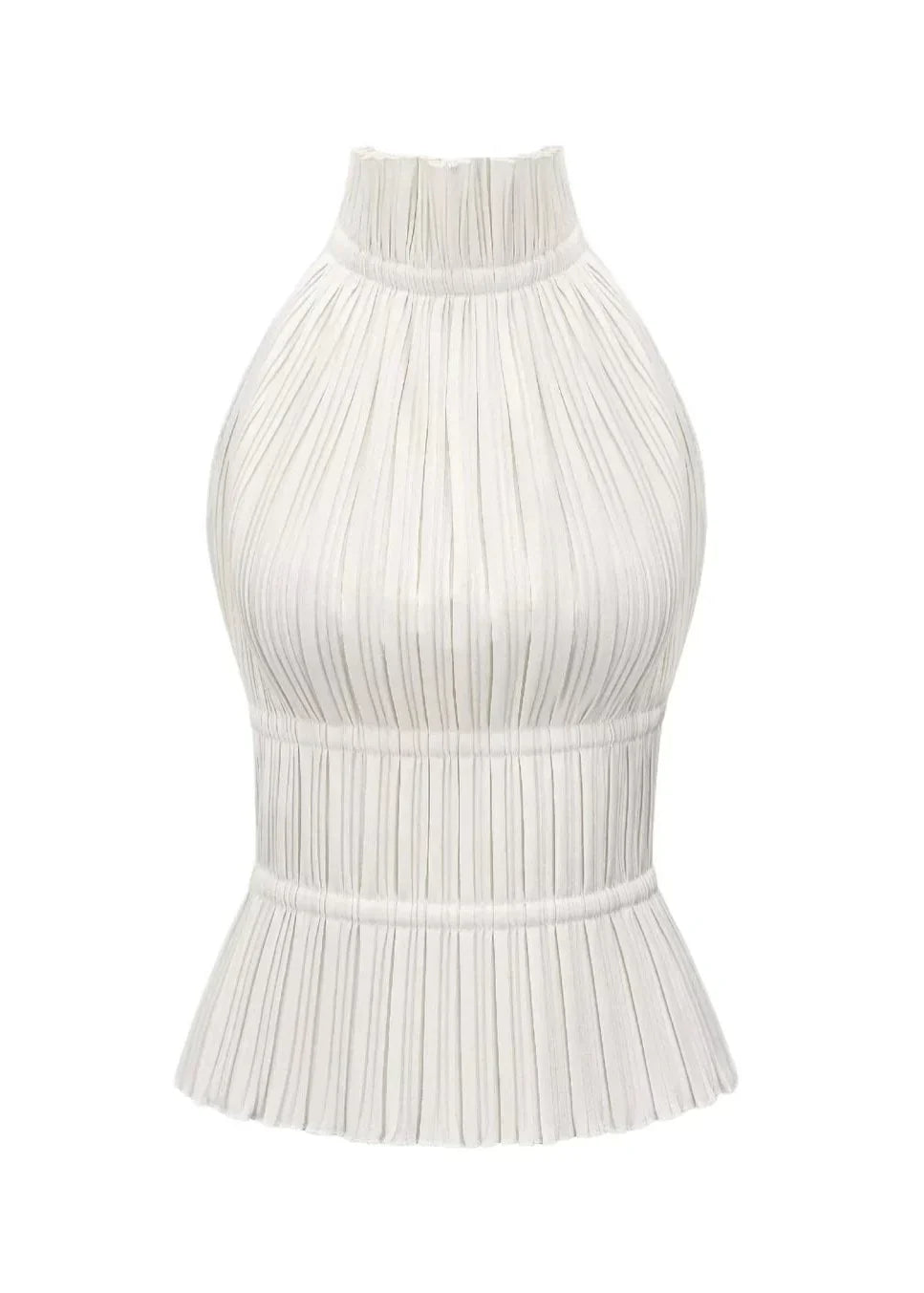 Lauren | Pleated Back Backless Top