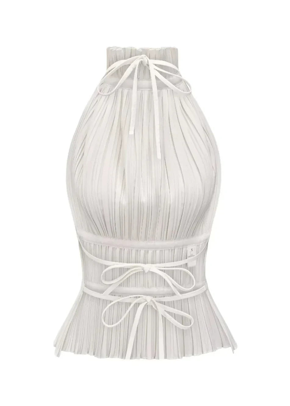 Lauren | Pleated Back Backless Top