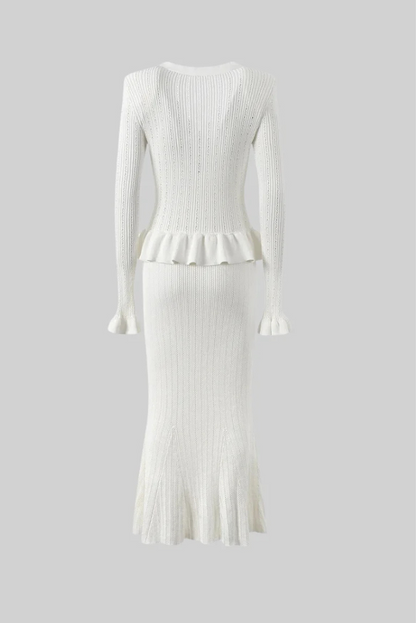 Bonnie | Knit Set with V-Neck