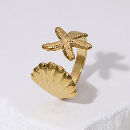 Mikaela | Open Starfish Shaped Ring