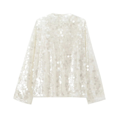Rhea | Glamorous Shiny Blouse