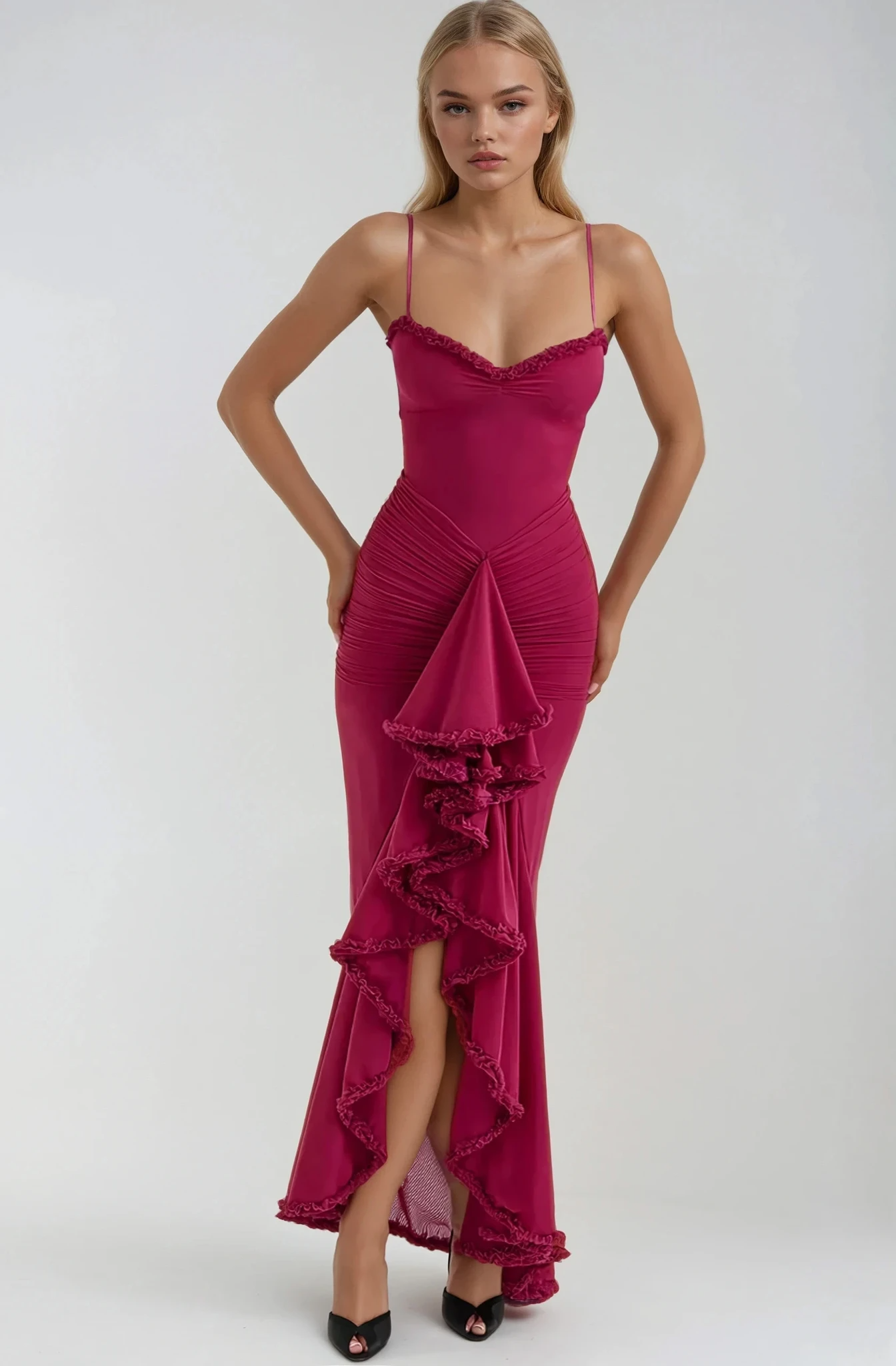 Ruby | Charming Ruffled Dress