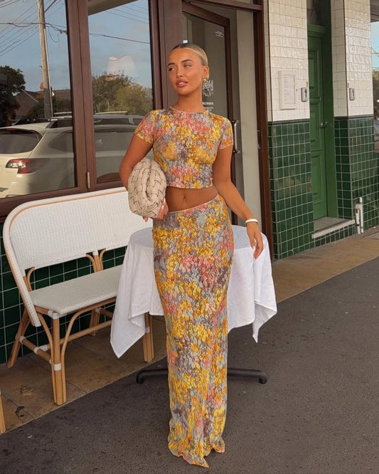 Amaris | Two-Piece Floral Set