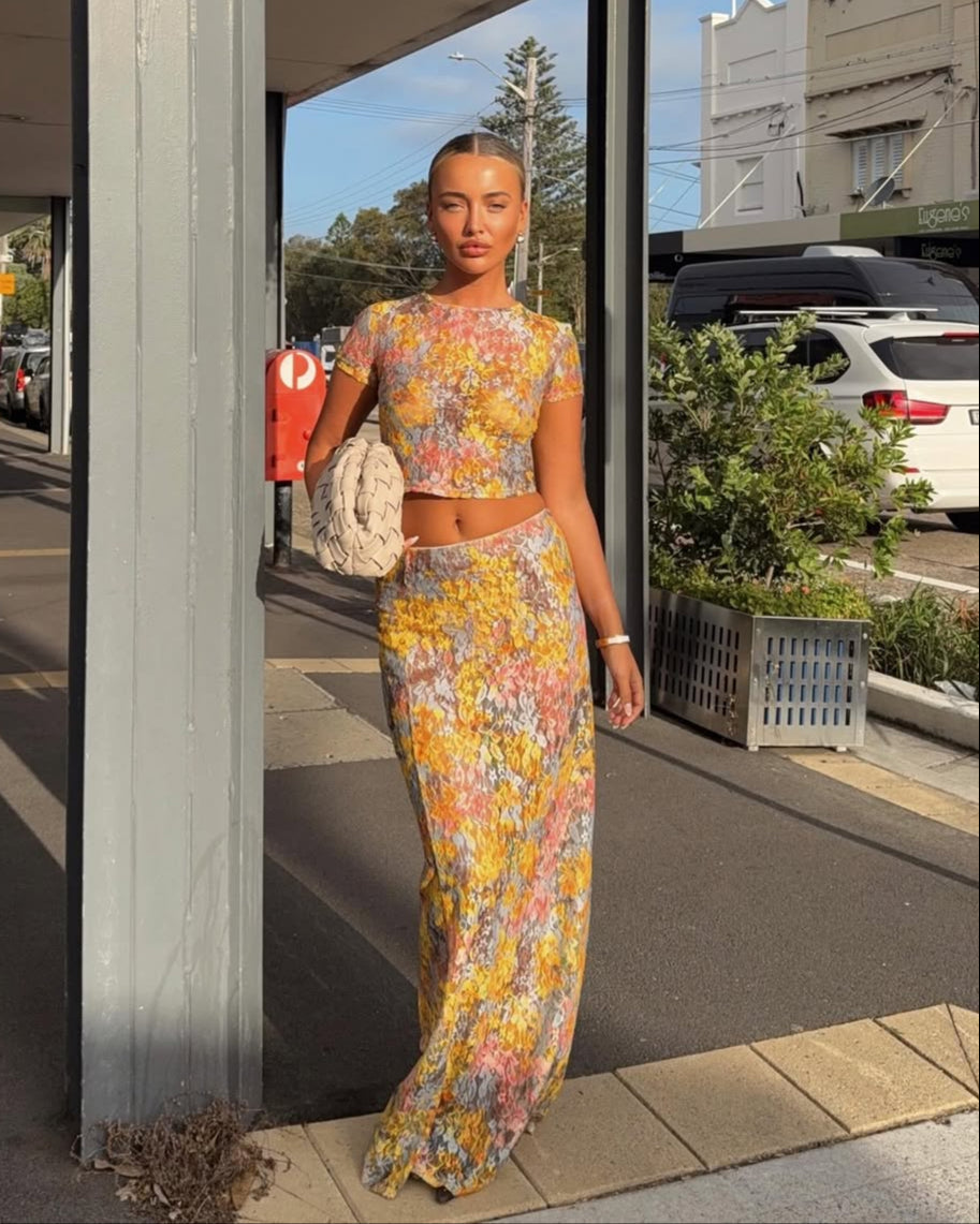 Amaris | Two-Piece Floral Set