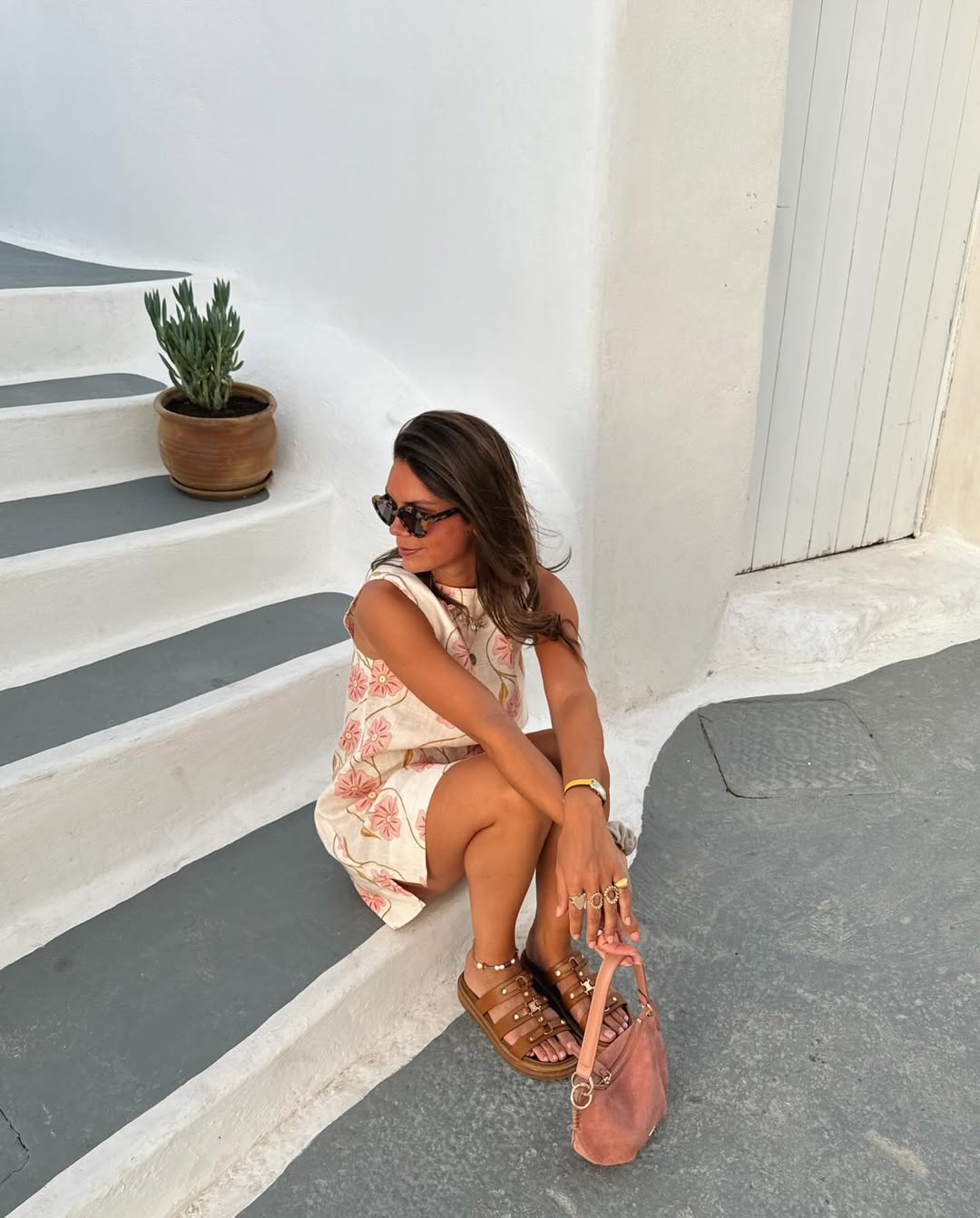 Nicole | Short Sleeveless Dress with Patterns