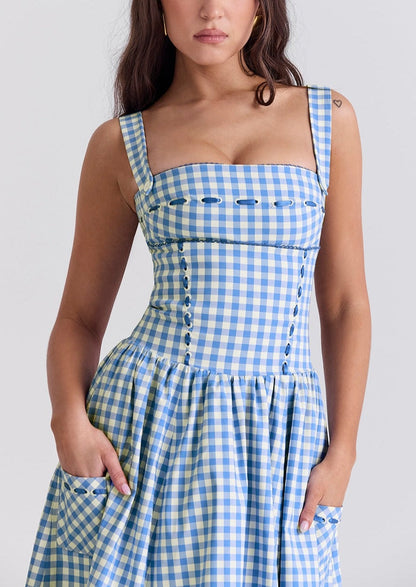 Ariana | Strapless Midi Summer Dress